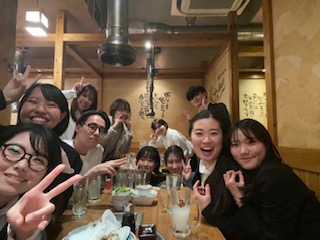 同期との飲み会の様子