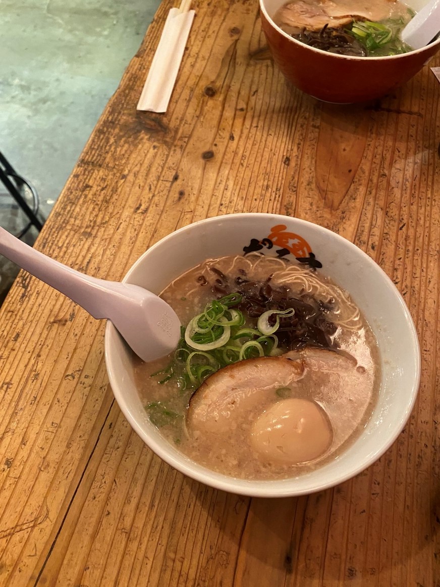 博多で食べたラーメン